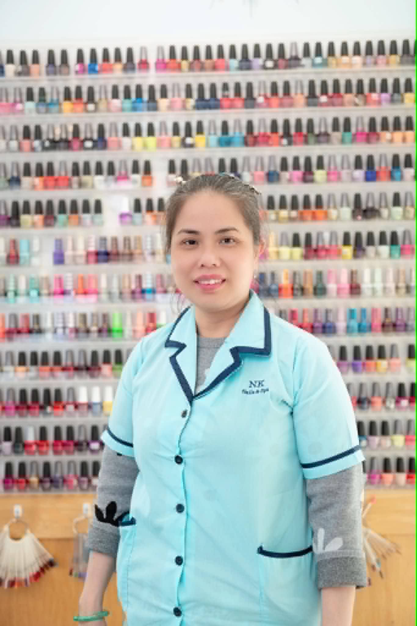 Cindy, nail technician at NK Nails & Spa