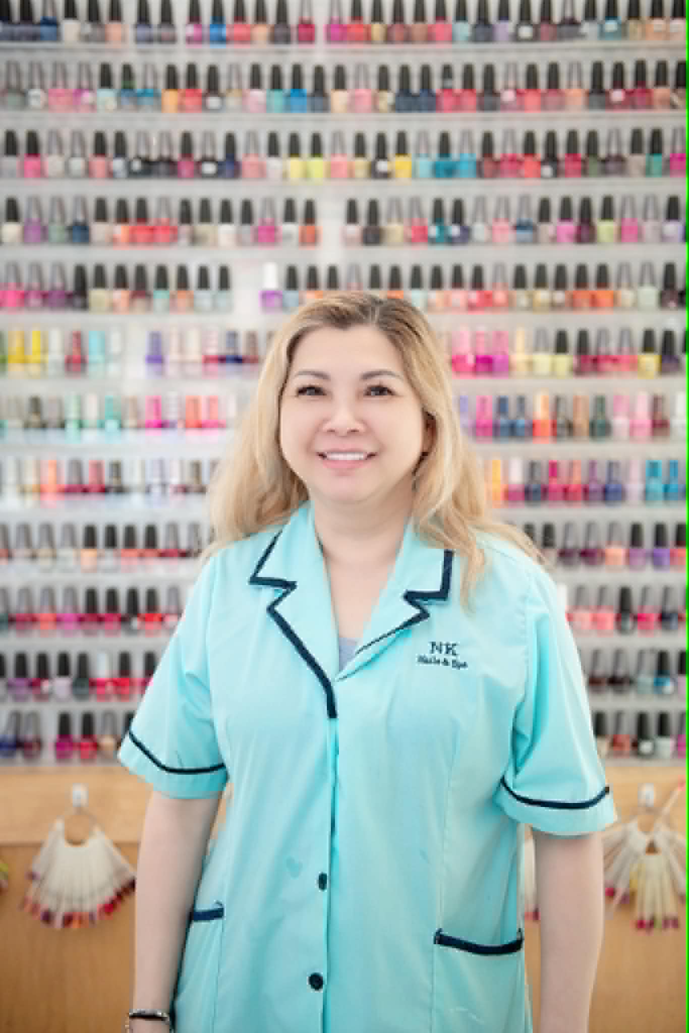 Hannah, nail technician at NK Nails & Spa