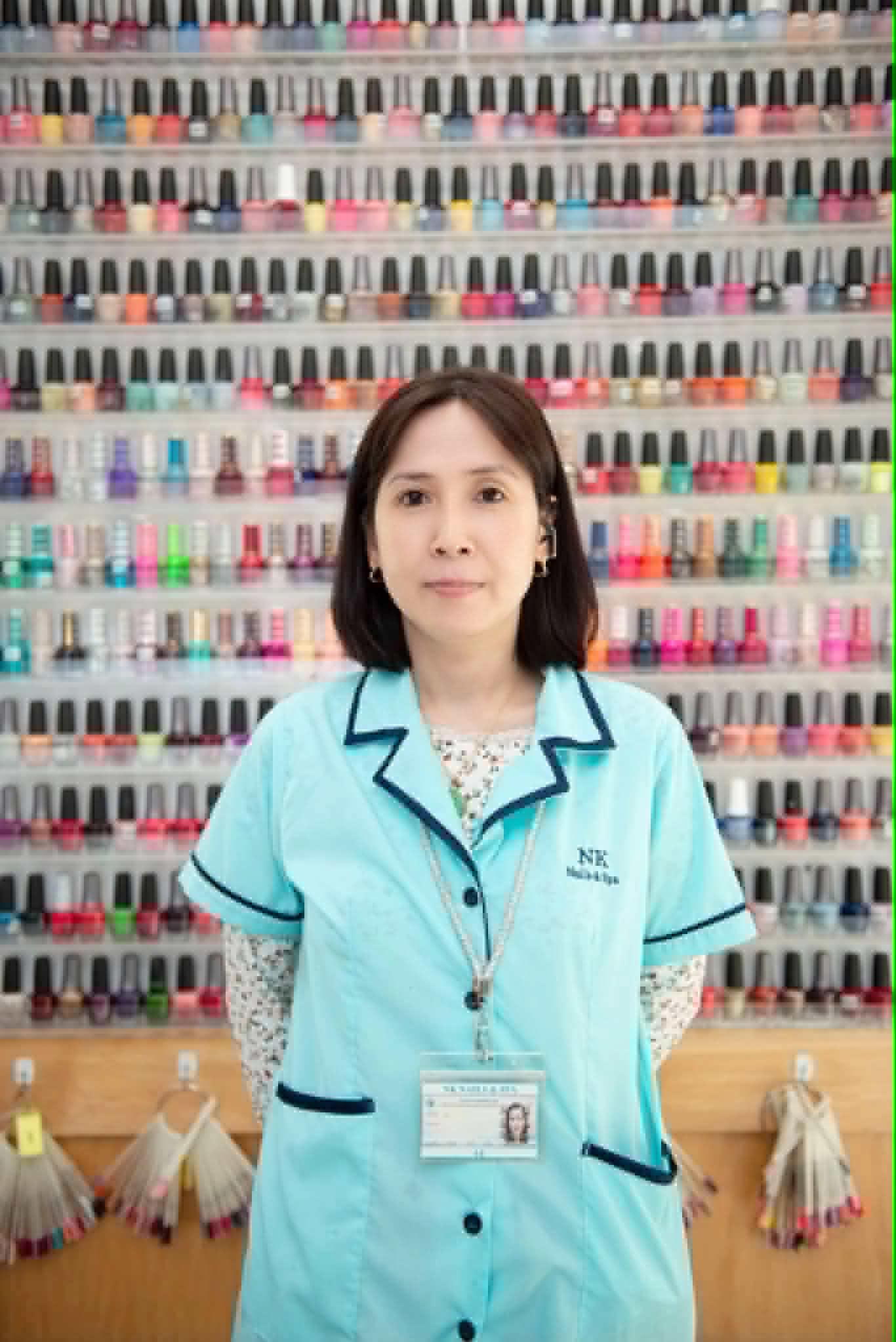 Vi, nail technician at NK Nails & Spa